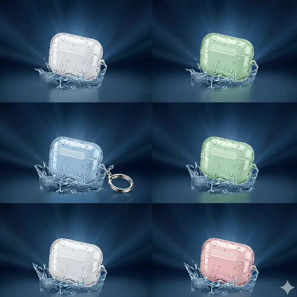 ل Airpods Pro 3 حافظة عالية شفافة غطاء من البولي يوريثان الحراري ل Airpods Pro3 2025 حزام شل واضح سماعة لاسلكية تعمل بالبلوتوث سماعة الملحقات