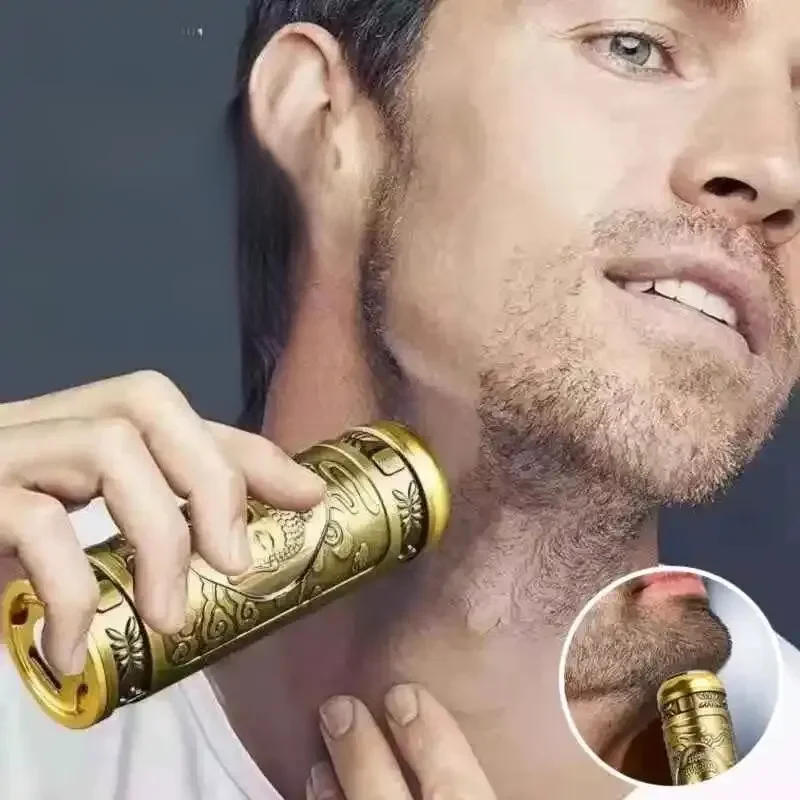 Mini barbeador elétrico para homens, barbeadores impermeáveis, barbear sem irritação, barbeadores
