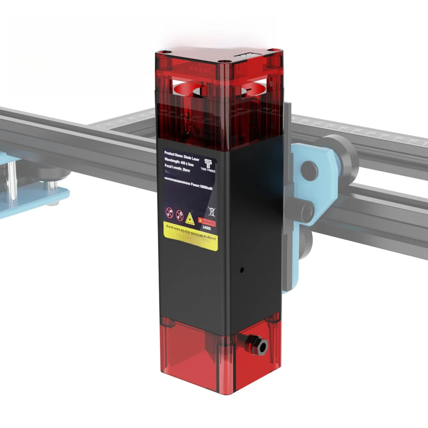 Moduł laserowy 40W 80W głowica laserowa 450nm niebieski Laser do grawerowania laserowego i cięcia laserowego grawer narzędzia do drewna — zdjęcie 2