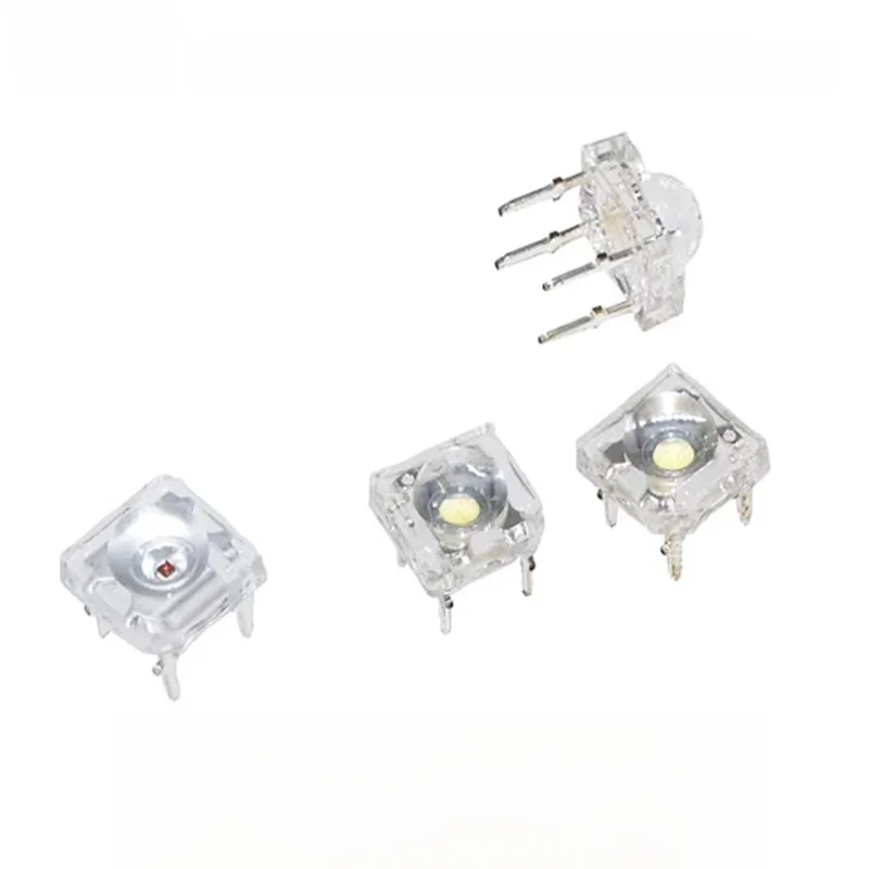 20szt Min F5 5mm Czerwony Zielony Niebieski Biały Żółty Dome Flux Water Clear Piranha 1.9~3.4V Lamp Bead Light DIY Emitting Diode Led Bulb — zdjęcie 2