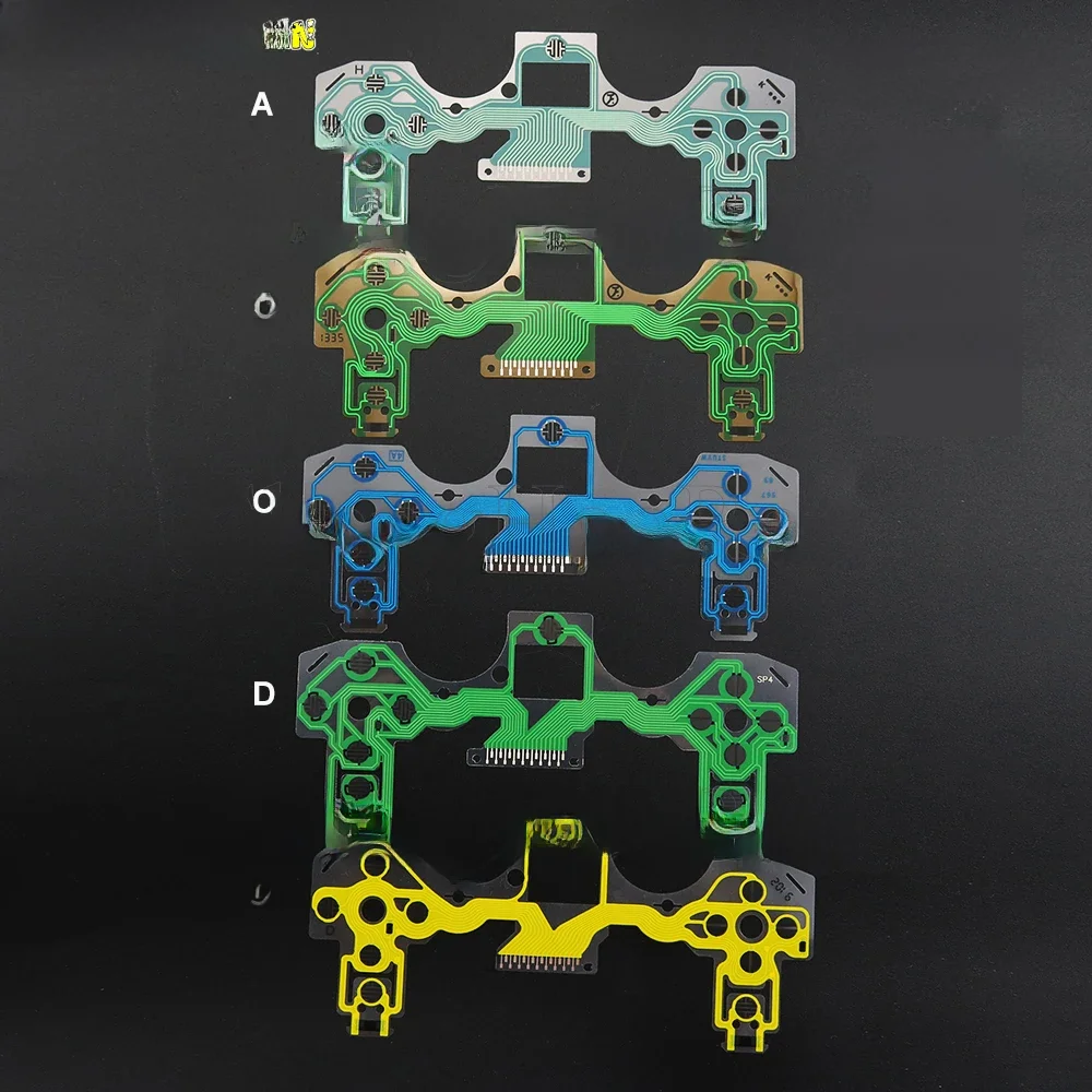 Filme condutor para o controlador PS4, peças de reparo do joystick, cabo flexível, JDM-001, 011,