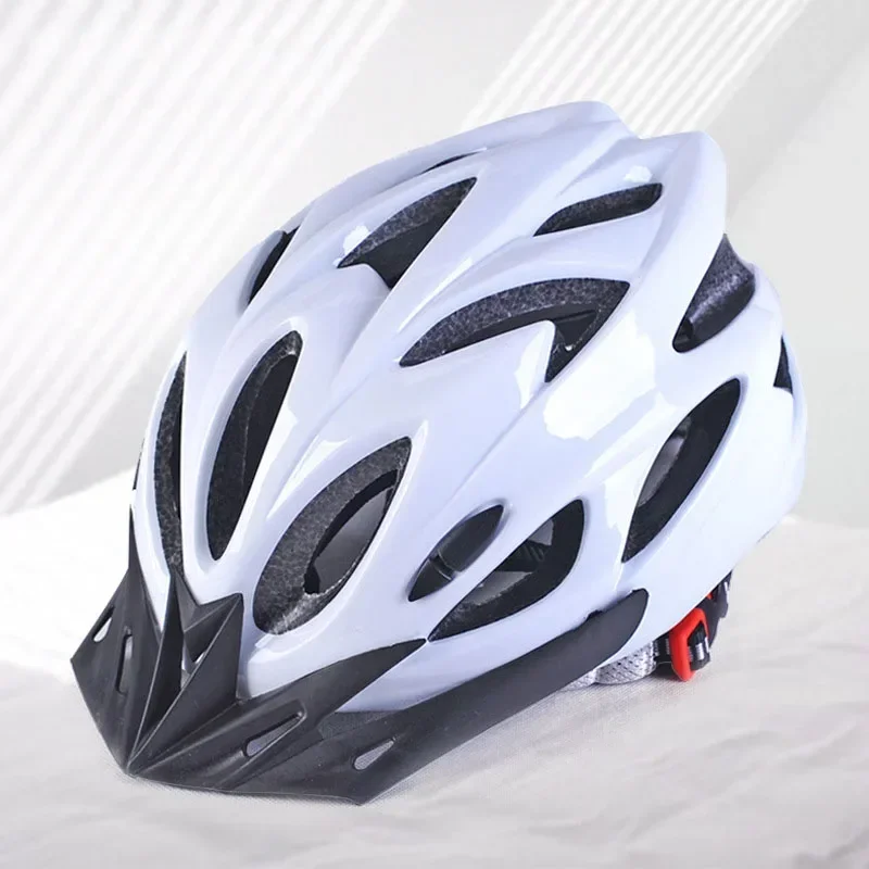 AliExpress Cycling Bike Helmet Comfort Lining Lightweight Hollow Men Women Adjustable Riding Safety head protection bike bicycle MTB helmet