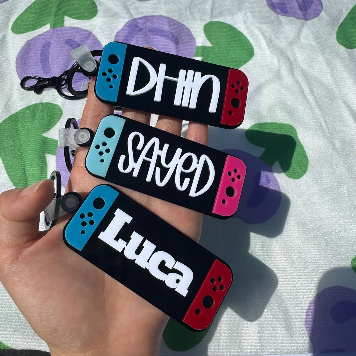 Custom Name Acrylic Game Console Pendant Keychain Designed Specifically For Gamers Personalized Acrylic Game Console Keychain ﻿