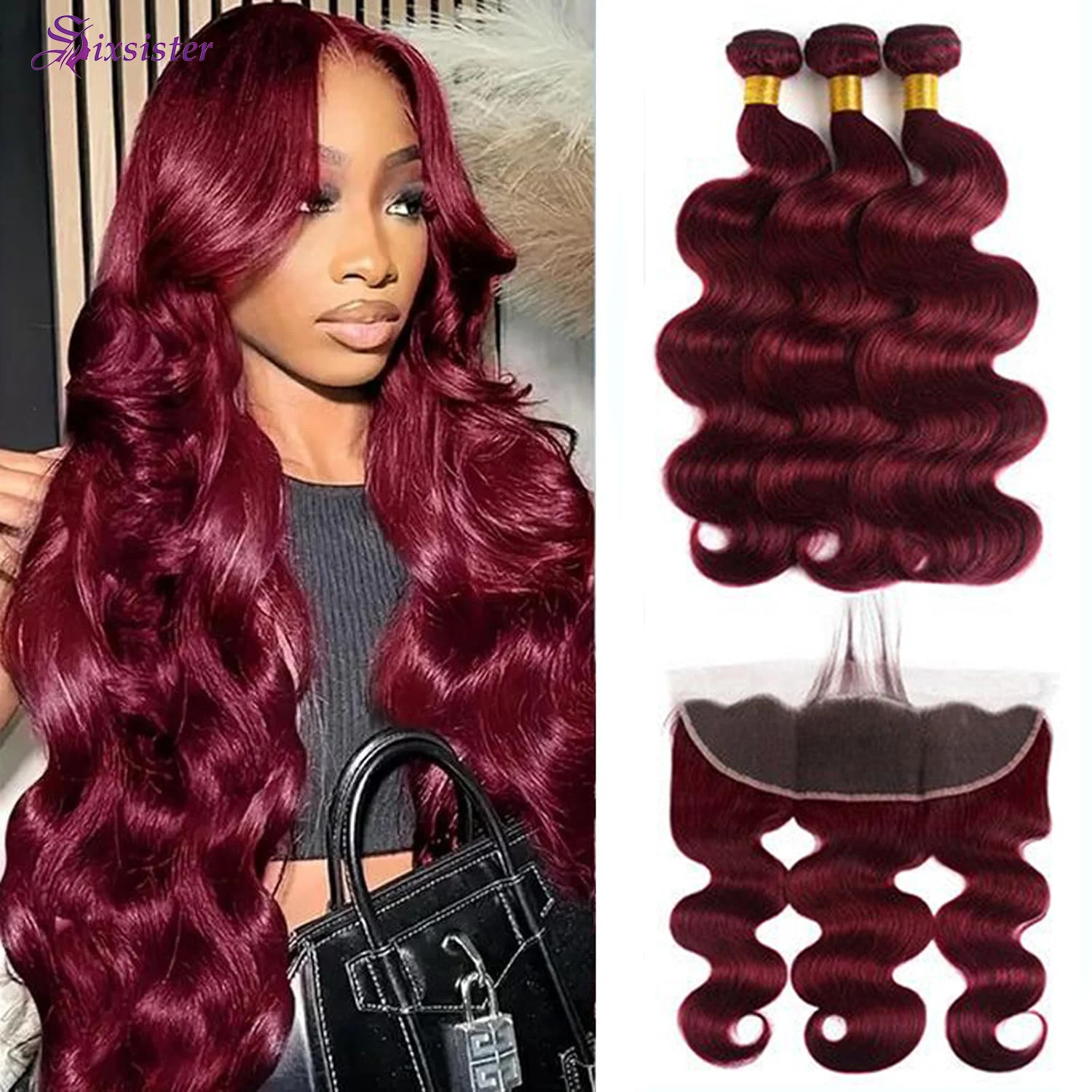 paquets-de-vague-de-corps-bordeaux-avec-extension-frontale-de-cheveux-100-humains-3-paquets-avec-13x4-dentelle-frontale-couleur-99j-cheveux-humains-vierges