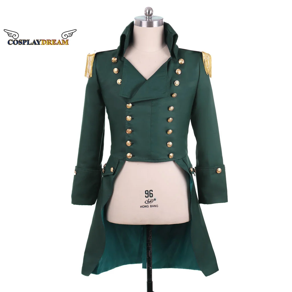 

Medieval Men's Royal Military Jacket Colonial Tuxedo Hamilton Coat Medieval Uniform Jacket