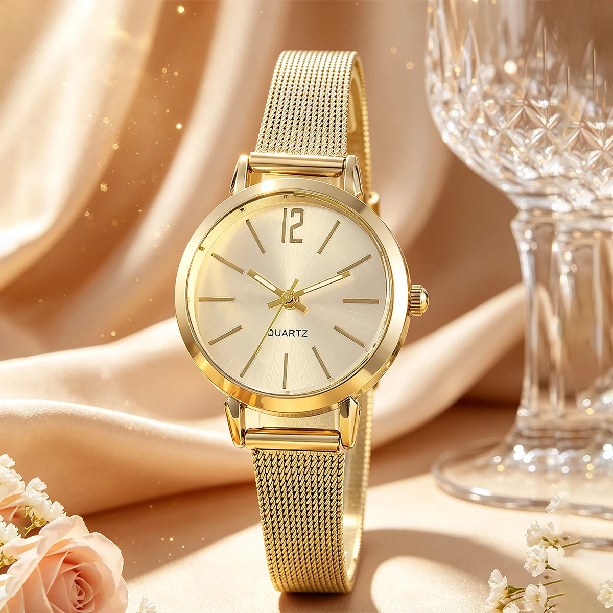 3-Piece Set of Light Luxury Mi - Luxury Watch Gift For Her review and price