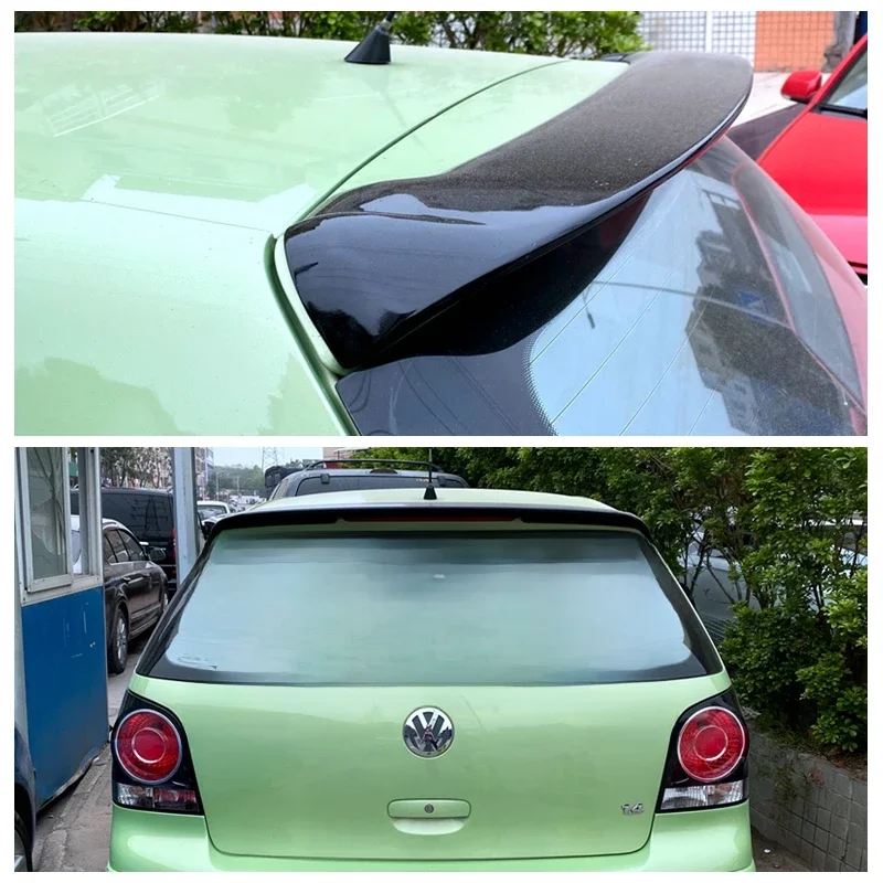 Voor Volkswagen Polo Spoiler 2006 2007 2008 2009 2010 Spoiler Decoratie ABS Plastic Kofferbak Dakspoiler voor Volkswagen Polo - afbeelding 2