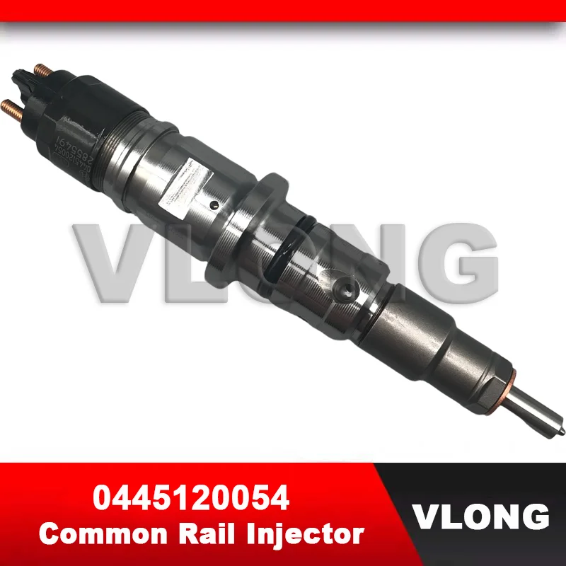 

0445120054 New Diesel Spare Parts Common Rail Inyector Auto Fuel Injector Assy For IVECO Fuel Jet 2855491 504091504 0445 120 054