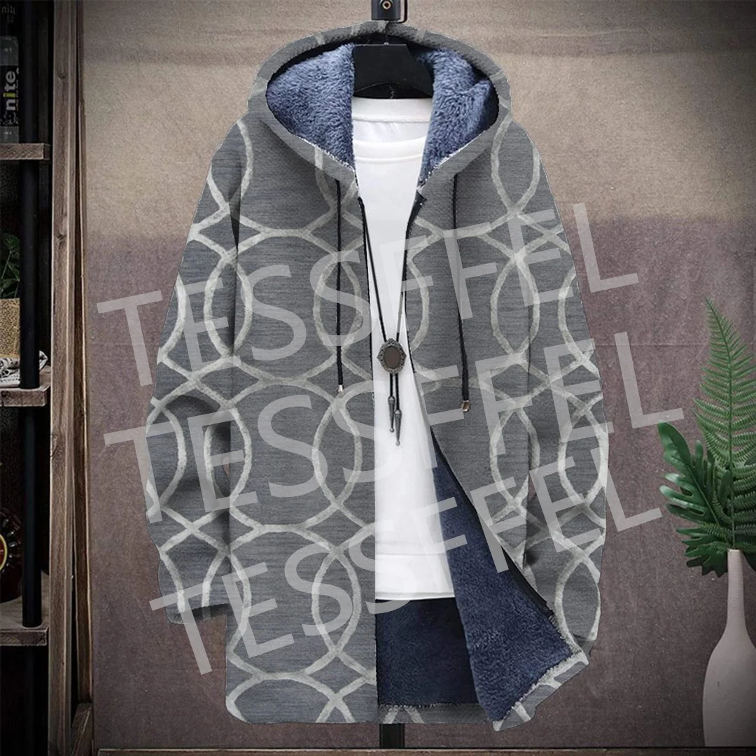 NewFashion Graffiti Colorful Vintage Retro Tattoo Tribe 3DPrint Windbreaker Winter Casual Jacket Hoodies Cloak Fleece Overcoat R