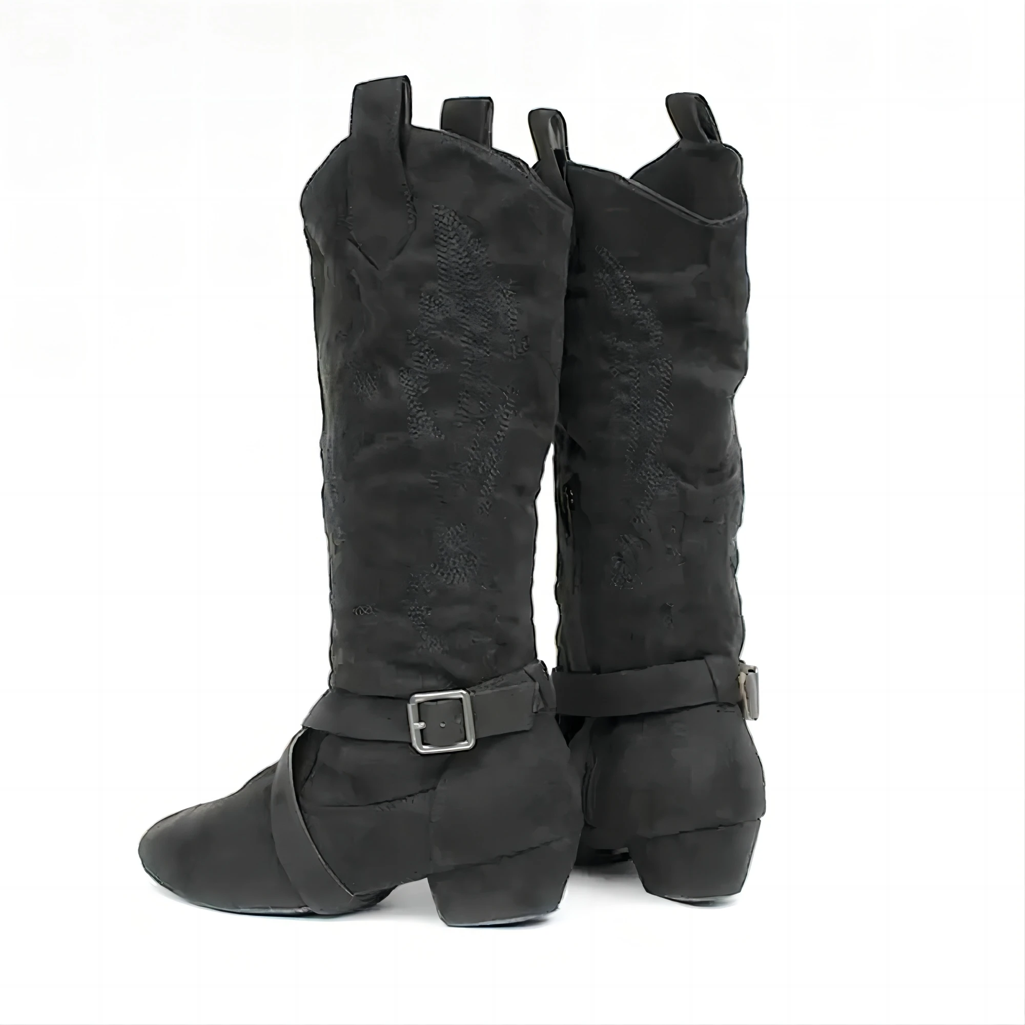 Oyidance  Brand New Arrival Soft Suede Western Style Line Dancing West Coast Swing Dance Boots