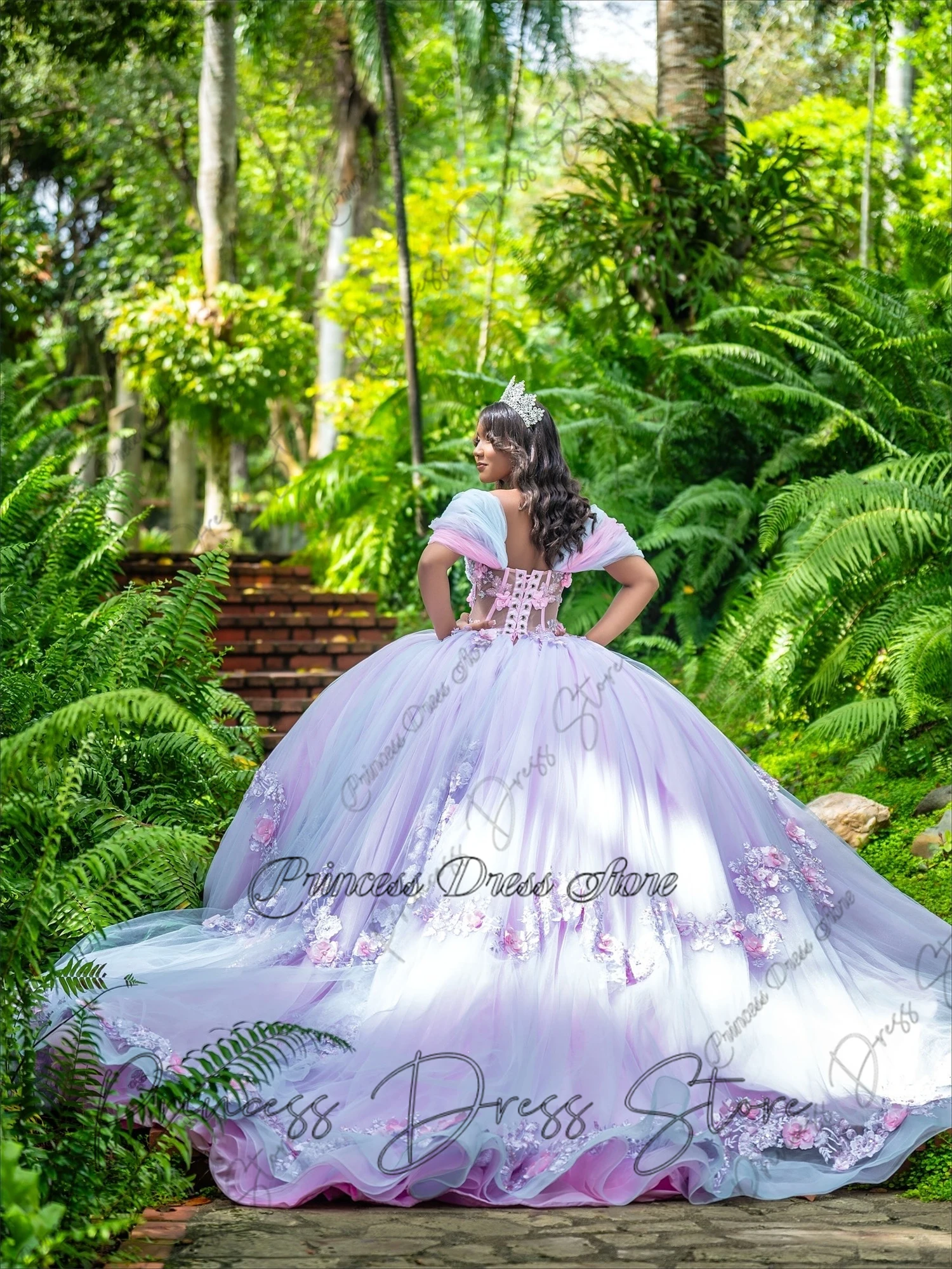 Luxo glamouroso querida quinceanera vestido para a menina rendas até plissado bedaed rendas apliques 2026 vestidos de 15 anos personalizado