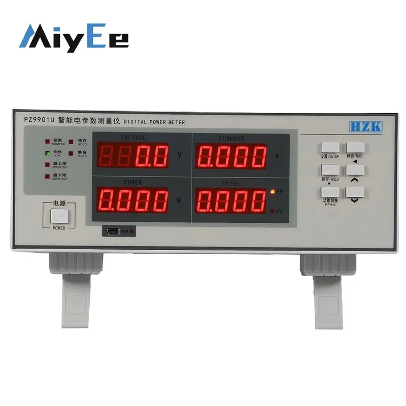 

HZK 3-600V Intelligent AC Power Meter Digital Power Meter (PZ9901 20A 40A 80A 100A AC with Alarm & USB Port /without USB Port)