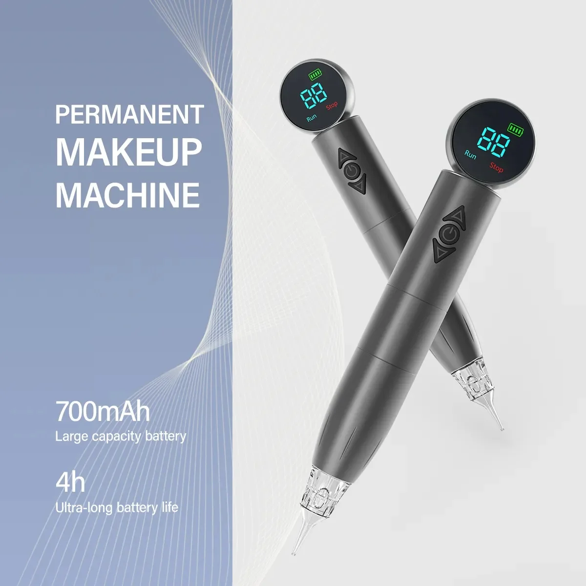 FAMISOO latest adjustable travel 700 mAh battery custom electric wireless SMP PMU permanent makeup machine