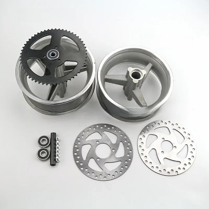 AliExpress NONE 110/50-6.5 Rear Wheel 90/65-6.5 Front Wheel Hub 6.5 Inch Alloy Rims Fits 47cc 49cc Mini Dirt Bike E Scooter Mini Moto