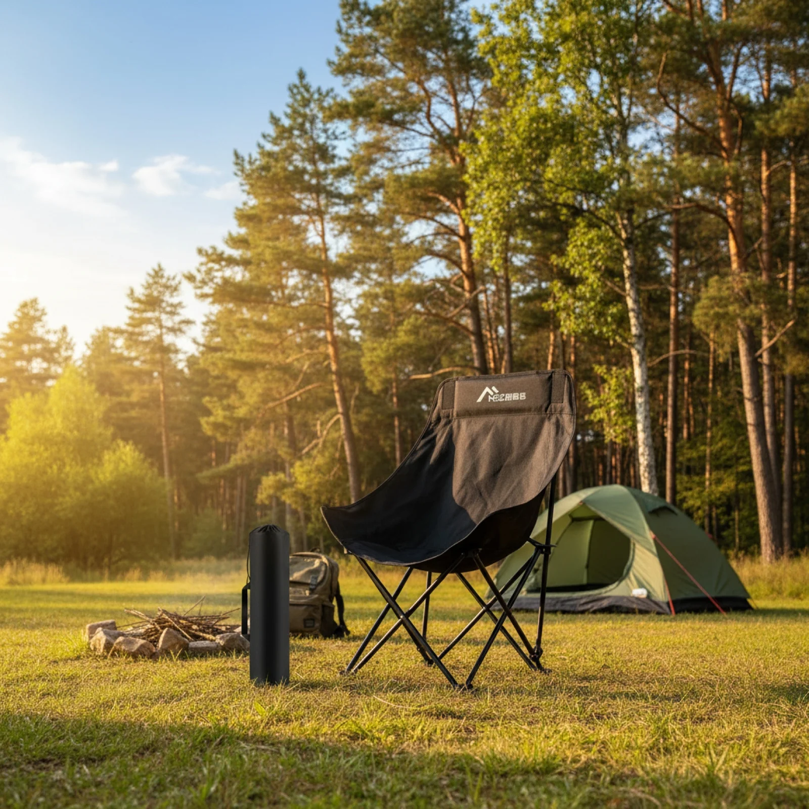 Katlanabilir Örgü Yüksek Sırtl - Outdoor Camping High Chair incelemesi ve fiyatı