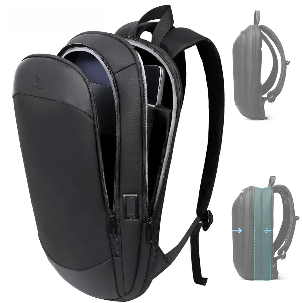 Heroischen Ritter herren Rucksack 17,3 Zoll Wasserdichte Erweiterbar Business Laptop Rucksack Mit