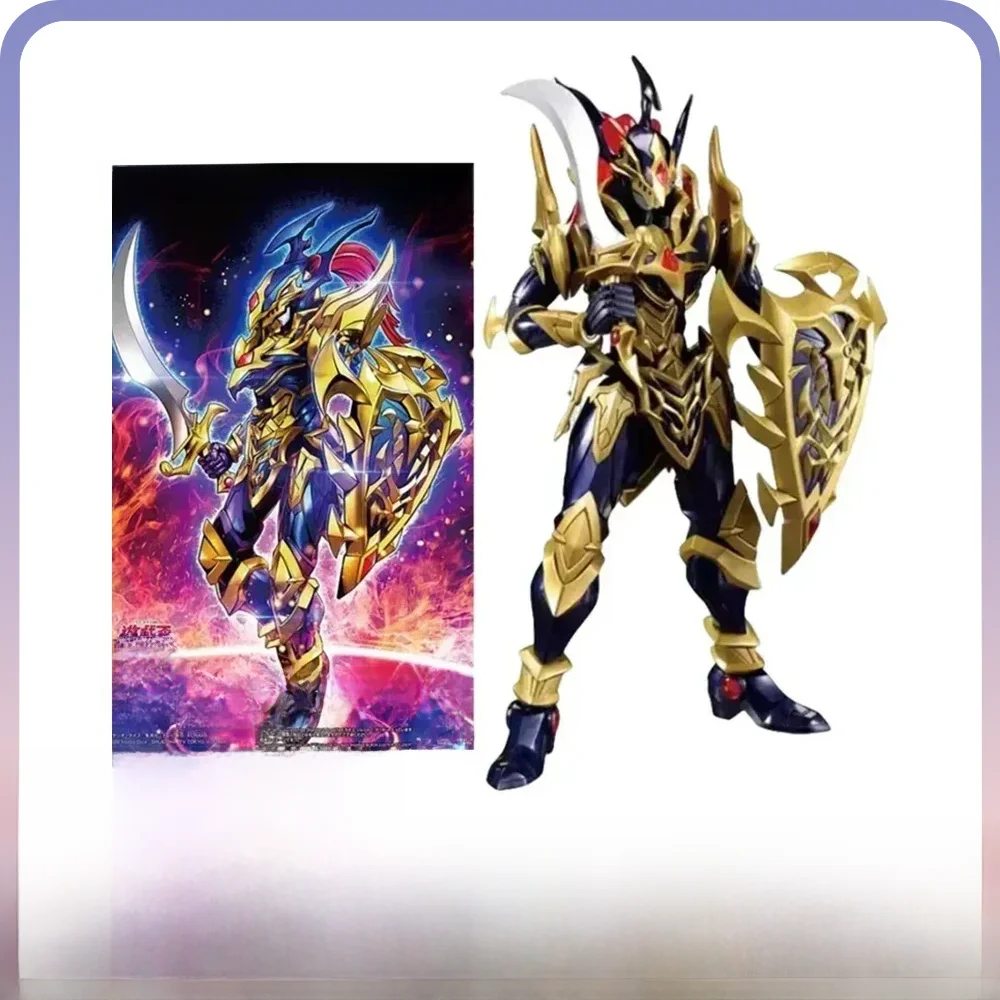Bandai Originele Anime Yu-Gi-Oh! Duel Monsters Figuur-Rise Black Glans Soldaat Actiefiguur Assemblage Model Speelgoed Ornamenten Geschenken - afbeelding 2