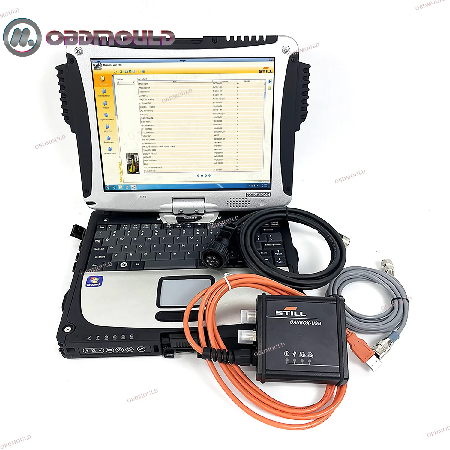 For Still canbox STEDS CANBOX-USB 2 50983605400 Spare Parts&Work Shop Manuals for Still Forklift Truck Diagnosis Tool