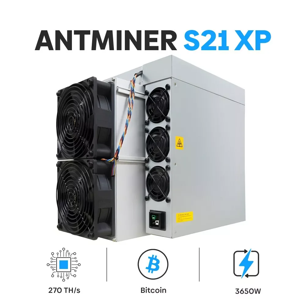 NEW BITMAIN Antminer S21 XP 270TH/s 3645W Bitcoin Miner BTC BCH BSV Miner IB