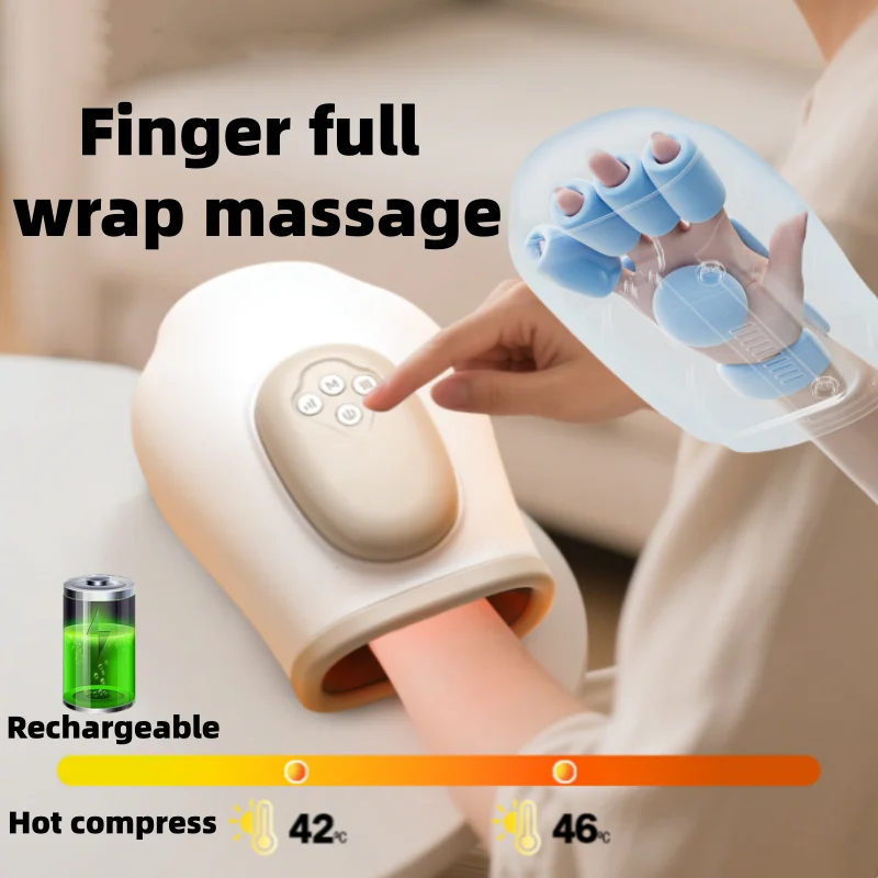 

Портативный высокоэластичный ручной массажер с подушкой безопасности для снятия суставов ладони и запястья, расслабляющий массажный инструмент для снятия усталости
