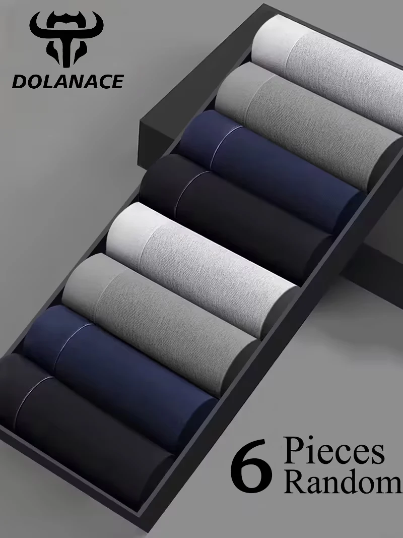 

Men's Black Boxer Briefs Random 6-Pack | Ultra Soft Cotton Stretch | Breathable Comfort Underwear for Daily Wear