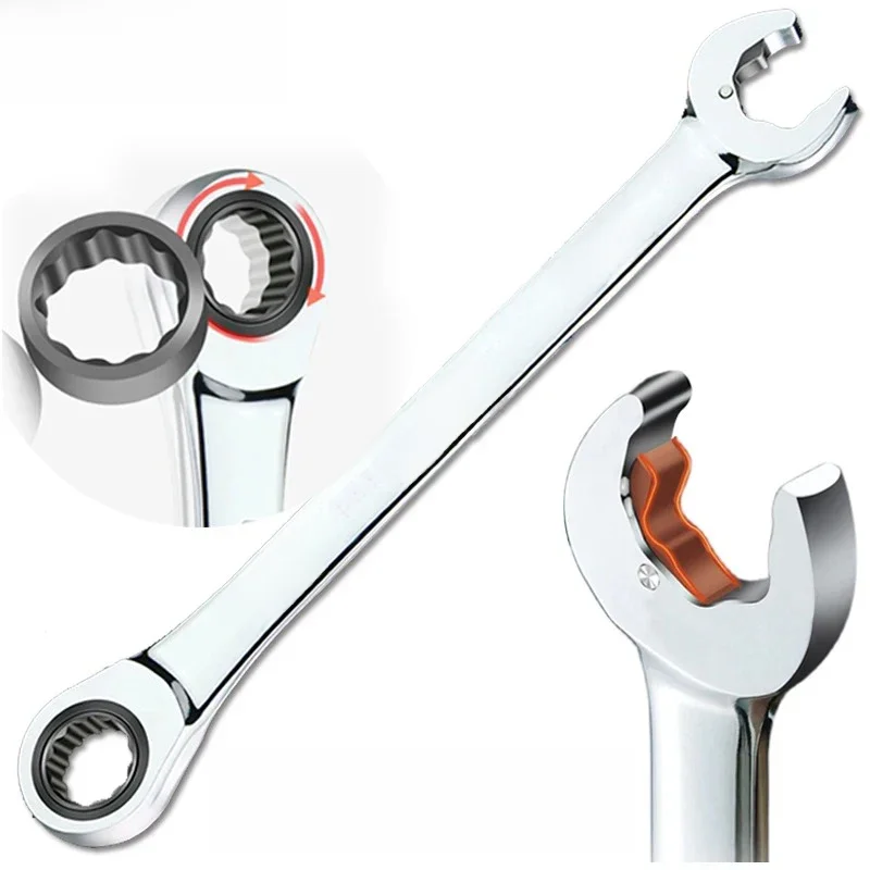 LAOA Double Ratchet Wrench Open Spanner Combination Wrenches Made in Taiwan