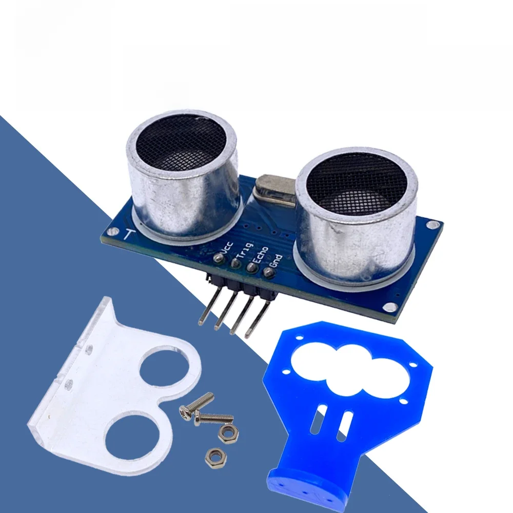 DC 3.3V-5V IO moduł ultradźwiękowy czujnik przetwornika pomiaru odległości dla Arduino zestaw do samodzielnego montażu detektor fal moduł odległości HC-SR04 — zdjęcie 2