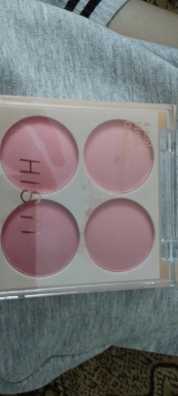4-color matte blush, peach pink, coral blush powder, Korean low saturation soft fog blush, can lighten, create three-dimensional photo review