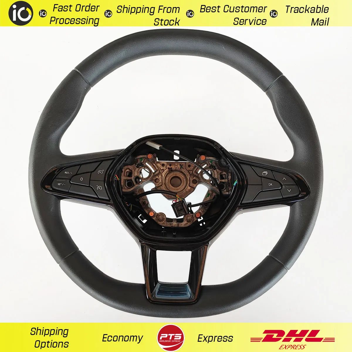 Steering Wheel for Clio 5 V Captur 2 II - 484005588R - Fast Shipping From Warehouse