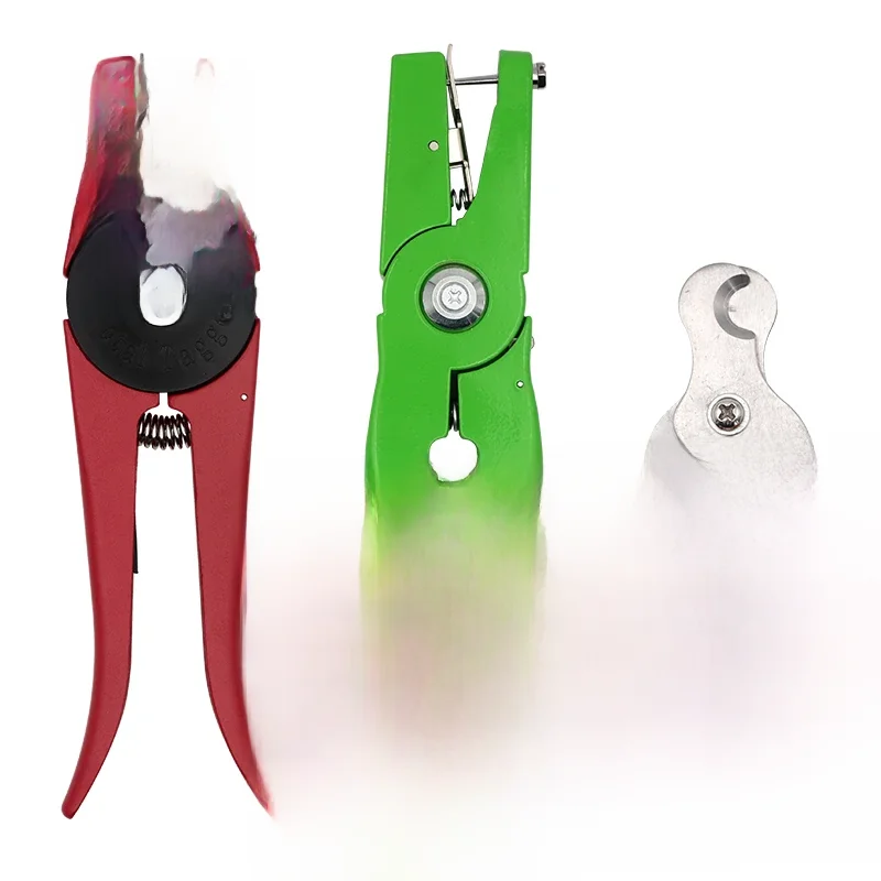 Pince à étiquettes d'oreille et pince coupante, applicateurs d'étiquettes, pinces à épines d'oreille en métal pour animaux de ferme, outil d'identification de porcelaine, vache, mouton, lapin, 1 pièce