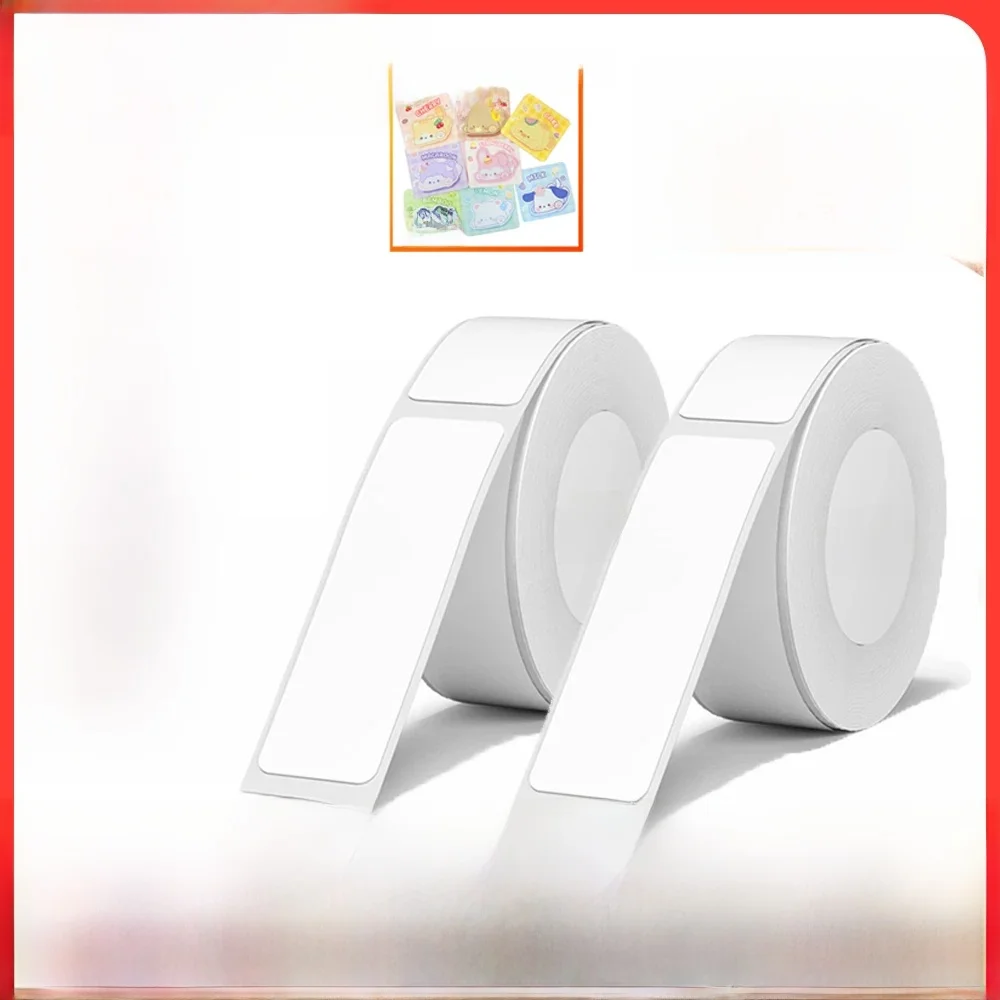 Niimbot 1 rolka D110 Mini przenośna drukarka termiczna biała naklejka wodoodporna papierowa etykieta samoprzylepna biała anty-olejowa dla D11 D101 D110 — zdjęcie 2