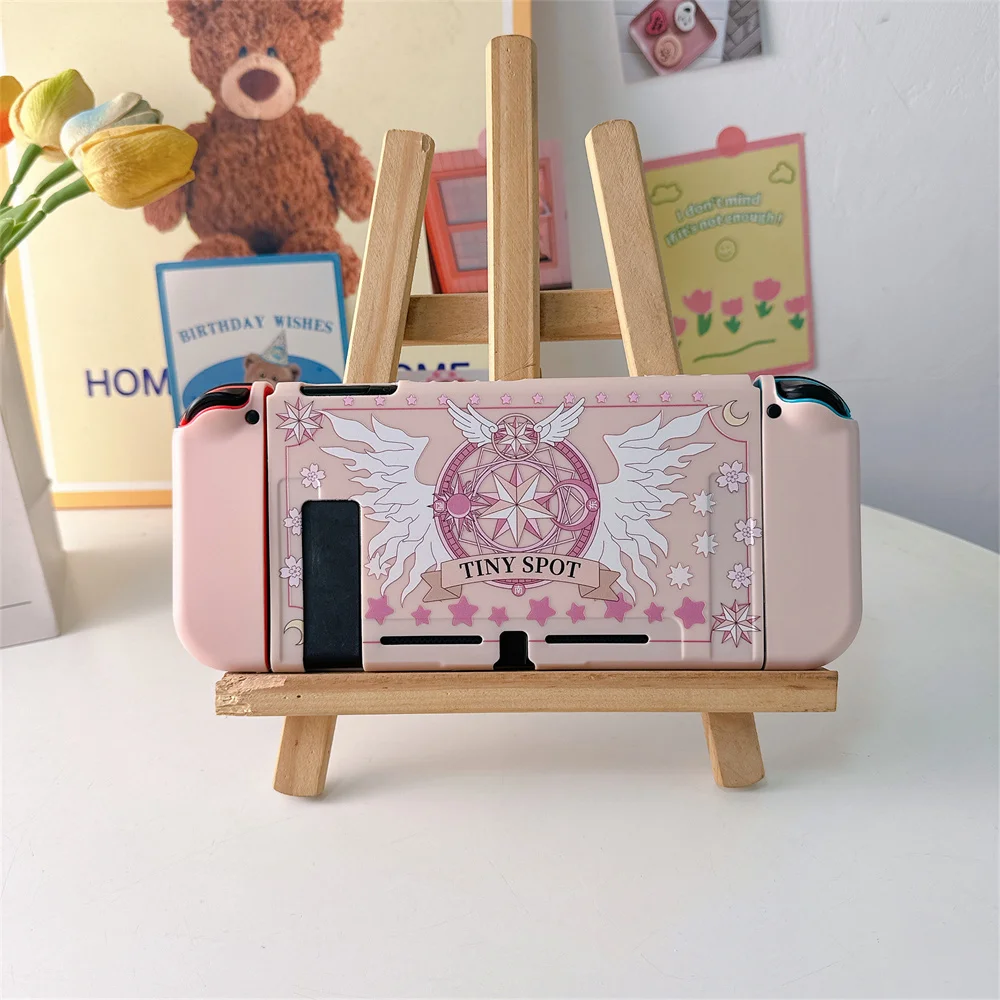 น่ารัก Magic Formation รูปแบบสําหรับ Nintendo SWITCH Oled Protector สําหรับชาย NS เกมคอนโซลอุปกรณ์เสริม