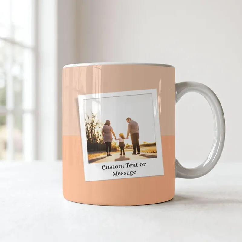 Personalized Double-sided Custom Mug Custom Photo /Text /Color Ceramic Coffee Cup Customized Keepsake Gift for Family Friend