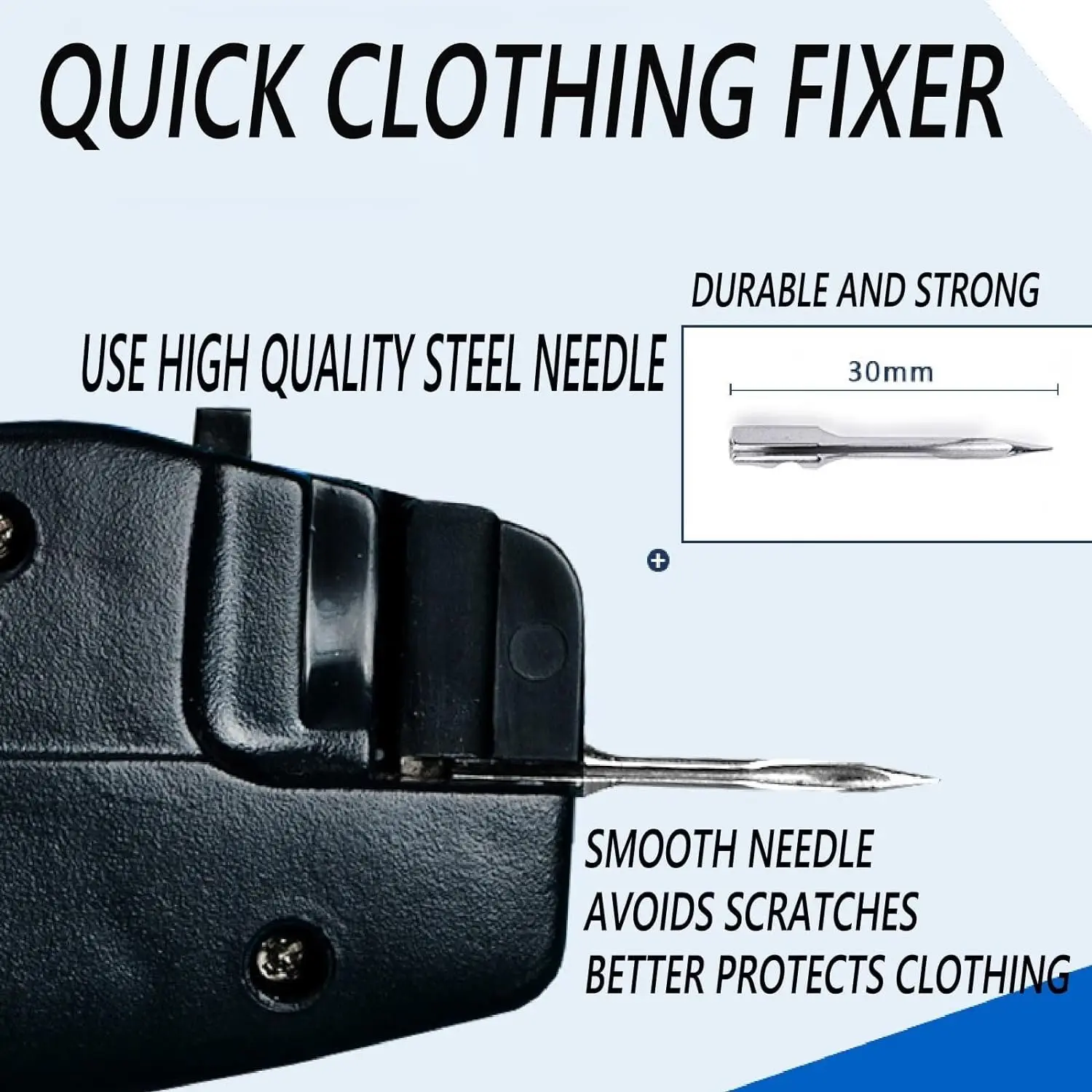 Quick Clothing Fixer,Clothing Fixer Micro Stitch Gun Fine Stitch Tagging Gun For Clothing Mini Stitch Gun Sewing Quilting Hemmin