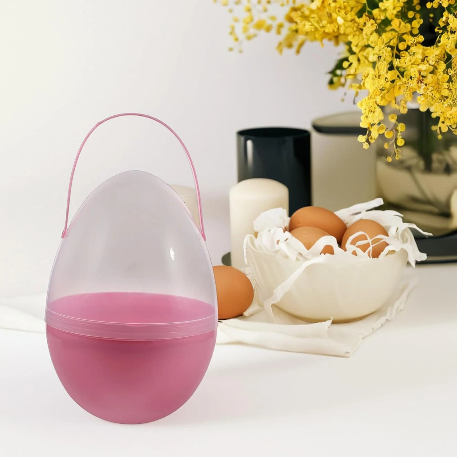 Fillable Easter Eggs Plastic Surprise Eggs Easter Basket Stuffers Party Favor for Kids Easter Egg Hunt Spring Holiday DIY Crafts