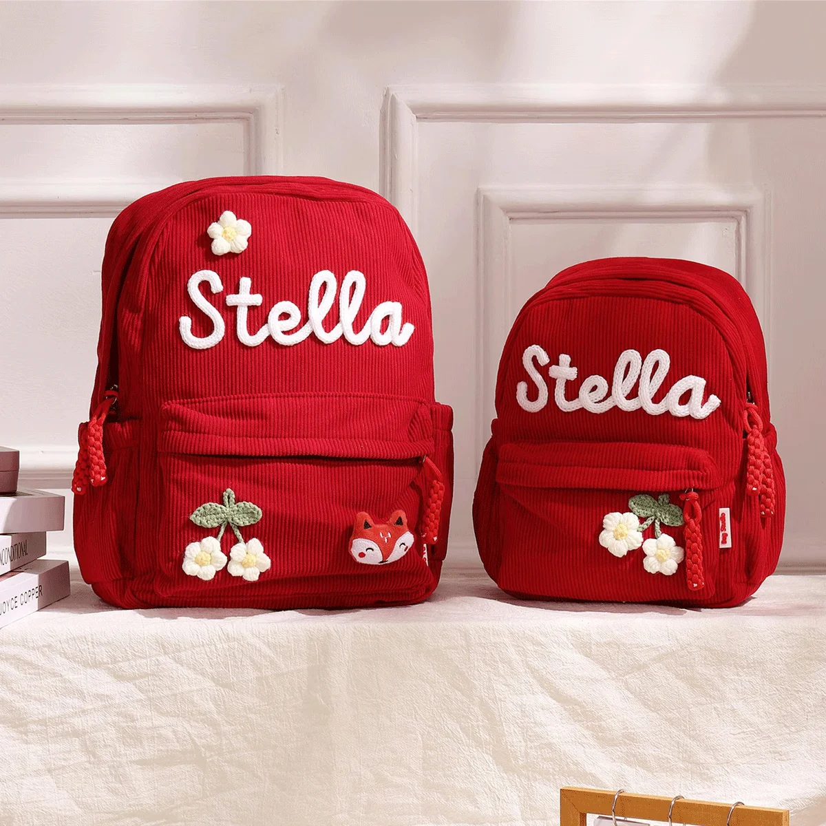 Personalized Corduroy Backpack - Baby Nursery Backpack recension och pris