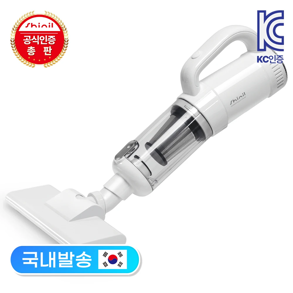 SS_Shinil Wireless Cleaning Handy/Stick Cyclone High Capacity Battery Hepa Filter 2 Double Filter Water Washing Ultraslight light cleaner