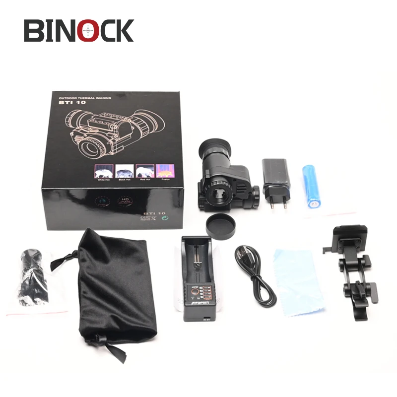 BINOCK BTI10 night version haunting camping hike monoculars binoculars infrared four-mode Imaging optical 384X288 thermal imager