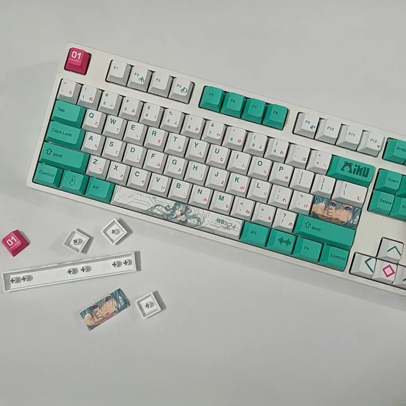 New Arrival Anime Keycap Pbt 136/141 Keys For Cherry Profile Keycap 61/68/84/87/96/980/104/108 Mechanical Keyboard