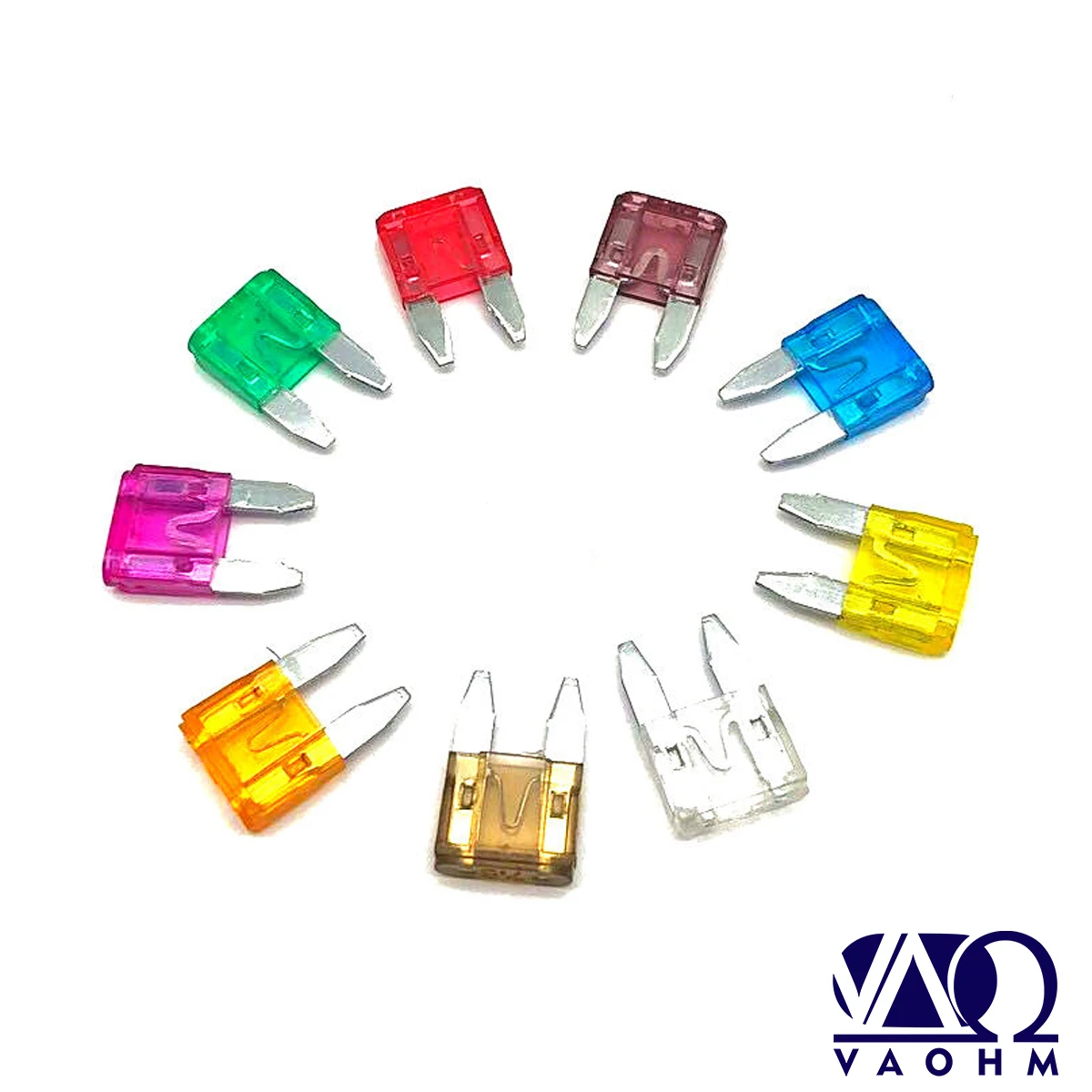 

VAOHM 10PCS Mini Blade Type Automotive Circuit Protectors Small 3A 5A 7.5A 10A 15A 20A 25A 30A 35A 40A