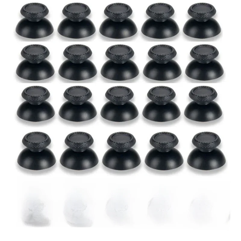 Capuchons de manettes de rechange pour manette Playstation 5, 50 pièces, 3D, analogique, champignon