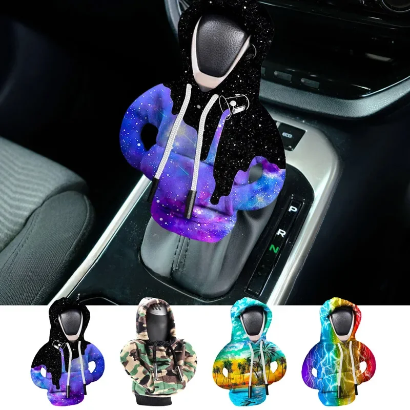 Couvercle de changement de vitesse à capuche, couvercle de changement de vitesse, décoration de poignée de vitesse, adapté au levier de changement de vitesse de voiture universel automatique manuel,