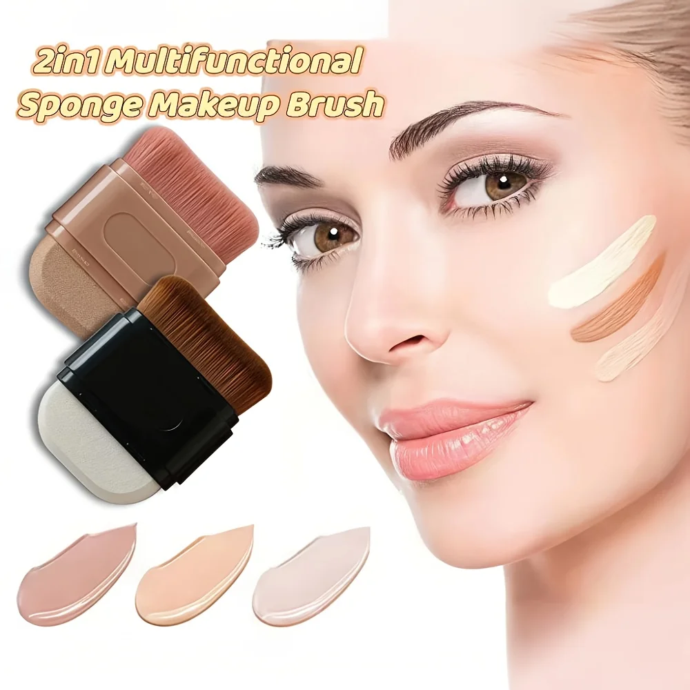 1pcs Mushroom Head Foundation Brush for Liquid Foundation, Loose Powder, Cosmetics, Blush, Multi-Functional Face Makeup Brush