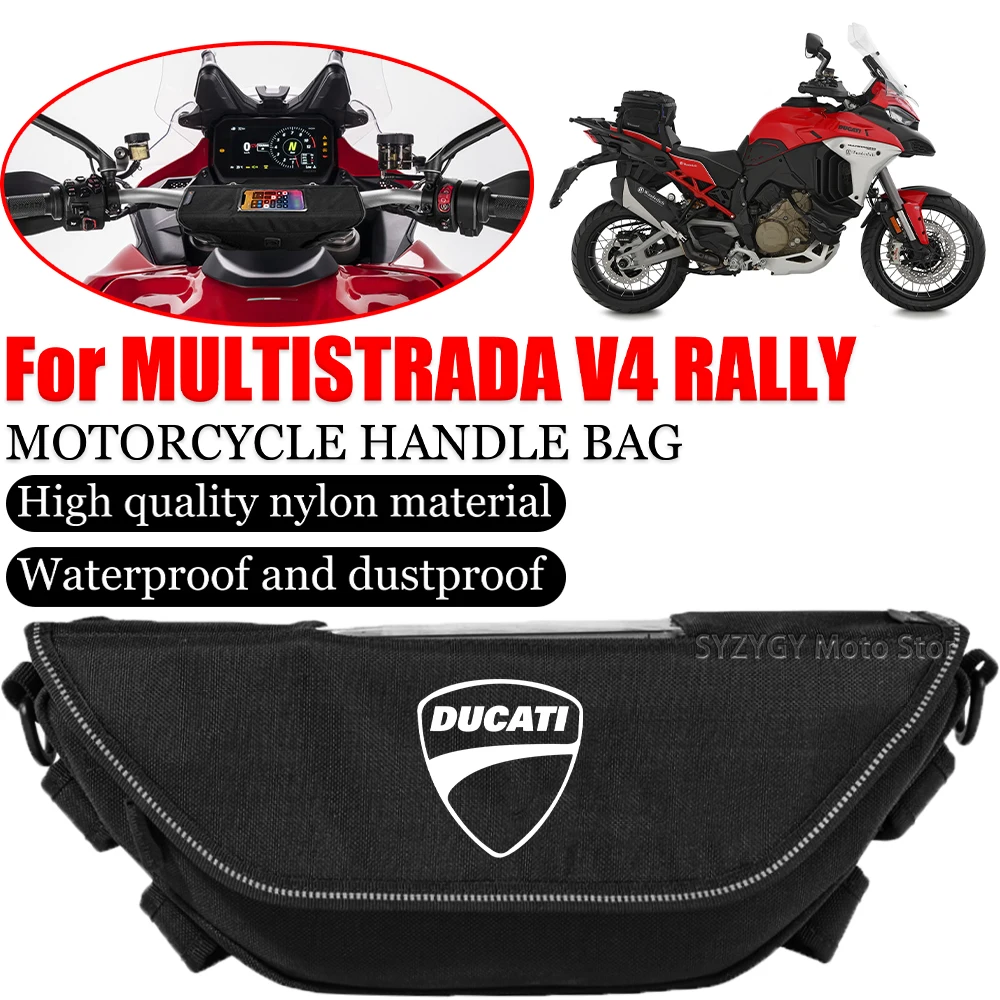 

For Multistrada v4 rally Motorcycle handlebar bag rider bag waterproof and dustproof motorcycle bag riding bag