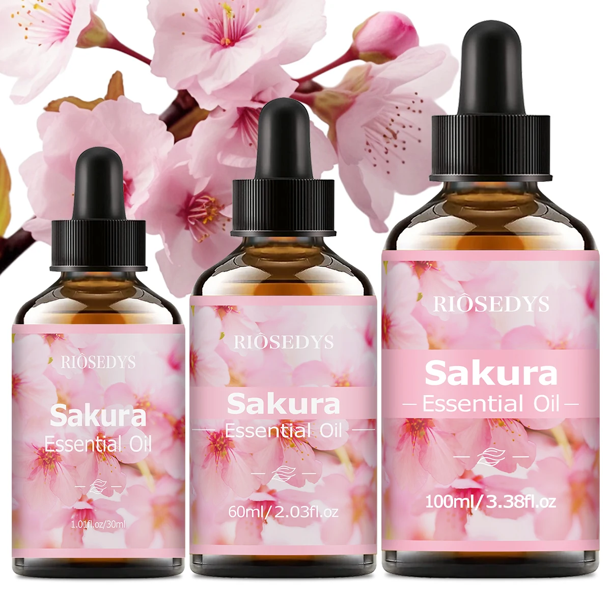 Aromatherapy Diffuser - SAKURA Essential Oil, Fresh Floral Fragrance