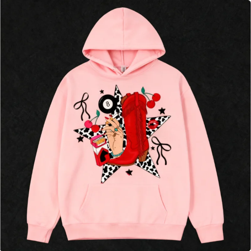 الزي الغربي ملابس راعية البقر النسائية هاودي راعية البقر ستار كولاج هوديي الملابس الغربية الاشياء القمم ملابس الحفل الريفي #3