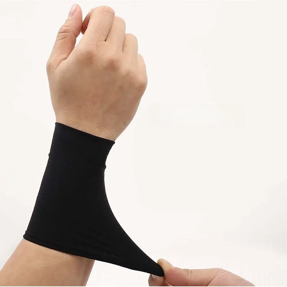 AliExpress HEALMEYOU Men Women Personalized Solid Color Elastic Wrist Cover Outdoor Sunscreen Ice Silk Sleeves Sports Wristband Cycling Arm Sleeves
