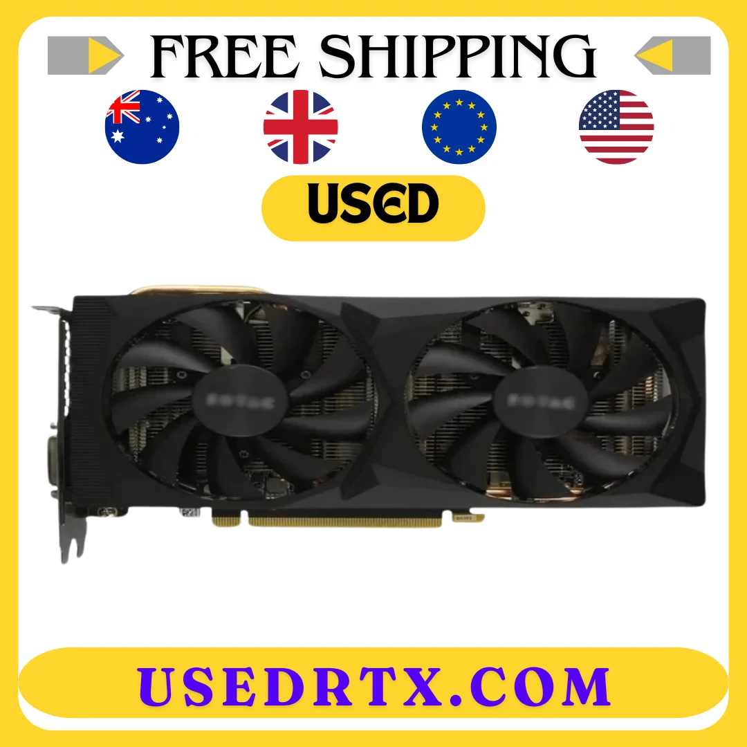 2024 Used ZOTAC RTX 2060 SUPER 8GB Video Cards GPU RTX2060 GAMING Graphic Card 2060S