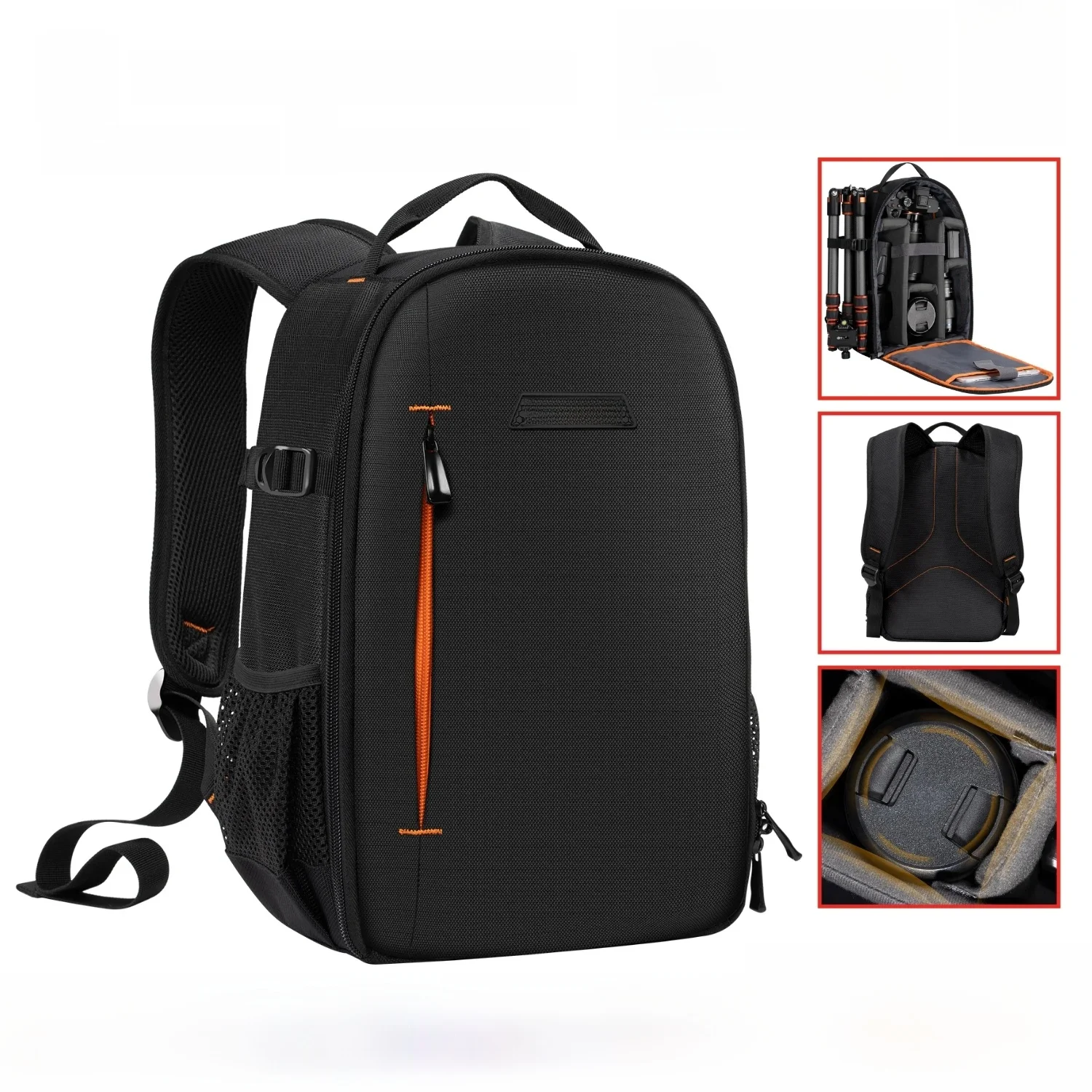 Plecak fotograficzny K&F CONCEPT 10L, wodoodporny, podróżny, na aparat Canon Sony Nikon DSLR, z przegrodą na statyw. — zdjęcie produktu 7