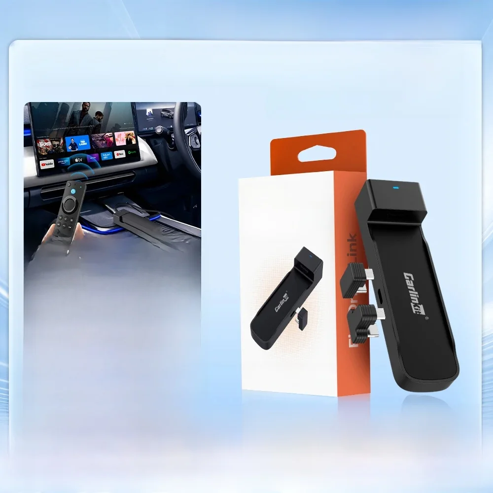 Carlinkit FireDrive Link Convert Wired CarPlay to HDMI for Fire TV Stick Streaming Car Entertainment Solution Quick & Easy Setup